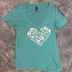 Aqua hairstylist t shirt